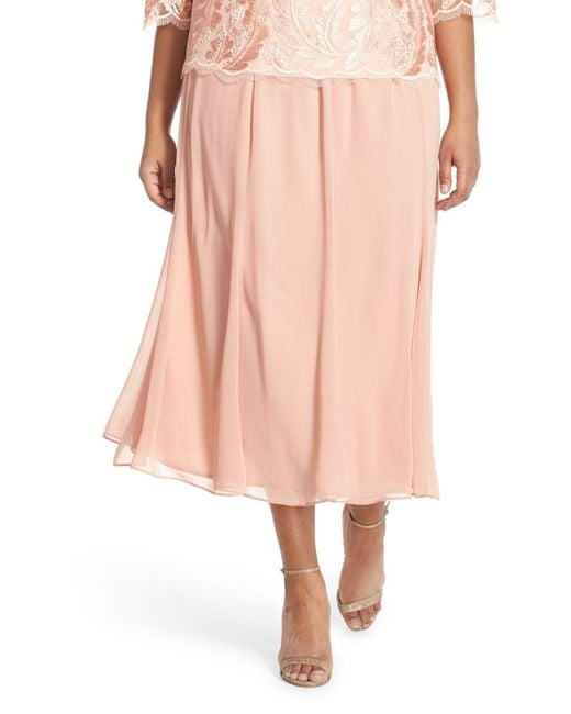 chiffon evening skirt