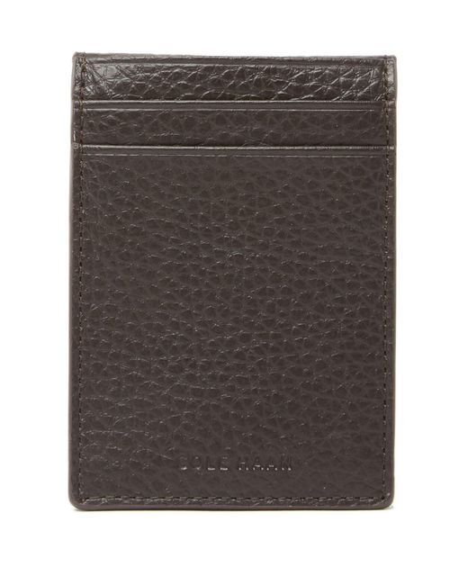 Cole Haan Leather Flap Money Clip for Men Lyst