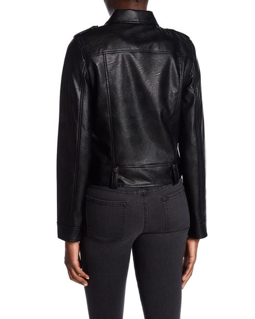 Faux leather puffer jacket bagatelle