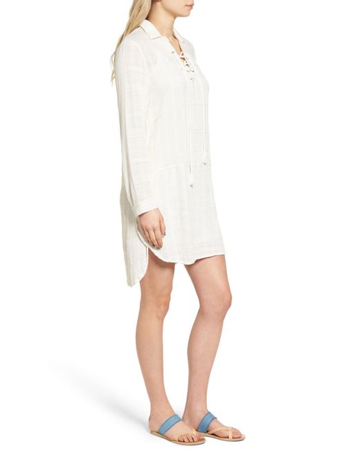 Splendid Lace Up Tunic Dress | SHOPBOP