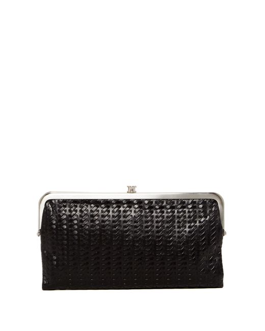 Hobo Lauren Leather Wallet in Black | Lyst