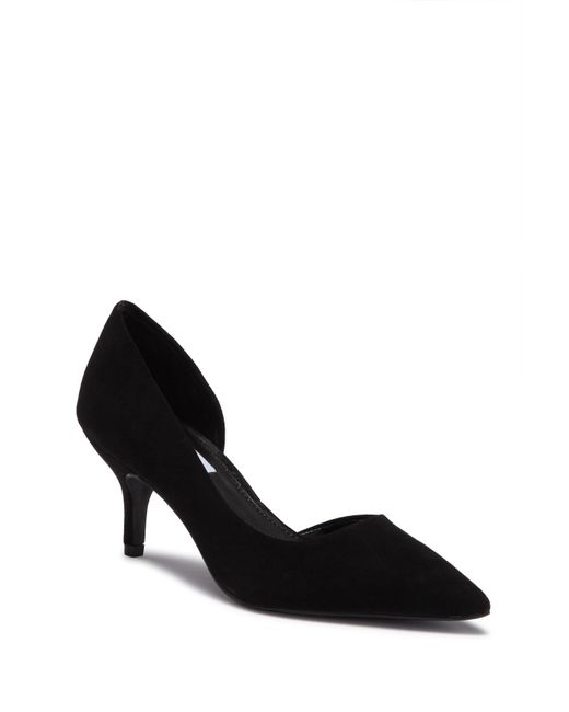 steve madden black kitten heels