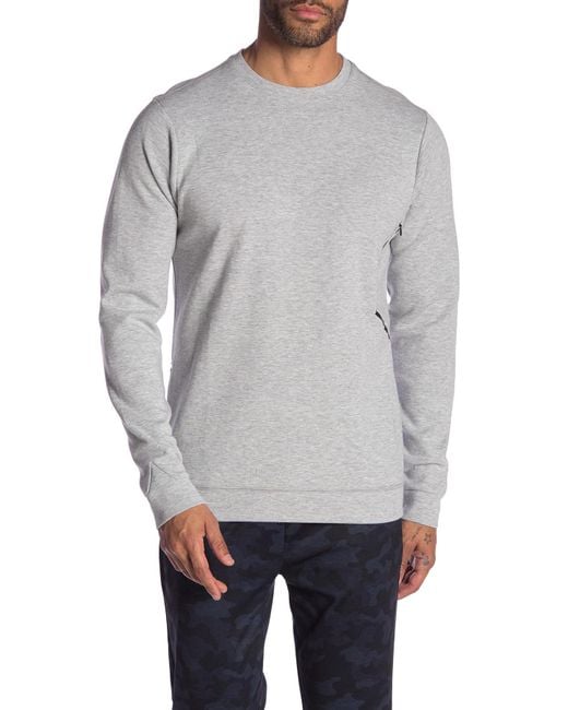 Download Lyst - Karl Lagerfeld Crew Neck Sweatshirt in Gray for Men