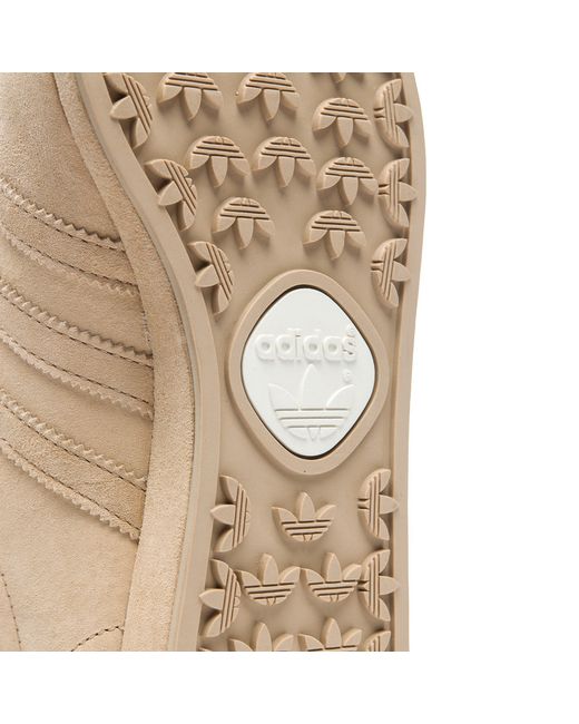 Adidas originals Pigskin Samoa In Pale Nude in Beige for Men | Lyst