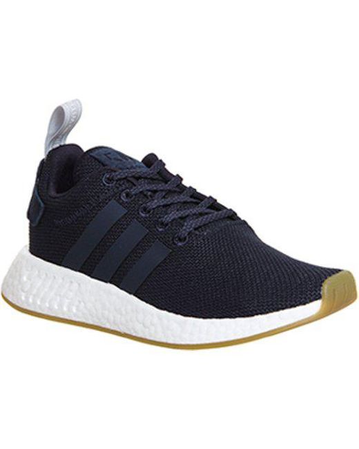 Adidas nmd r2 in blu per gli uomini lyst Adidas nmd r2 in blu per gli uomini lyst