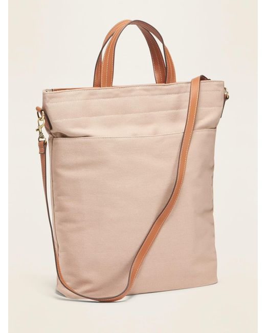 Women S Brown Dual Strap Canvas Tote Women S Brown Dual Strap Canvas Tote
