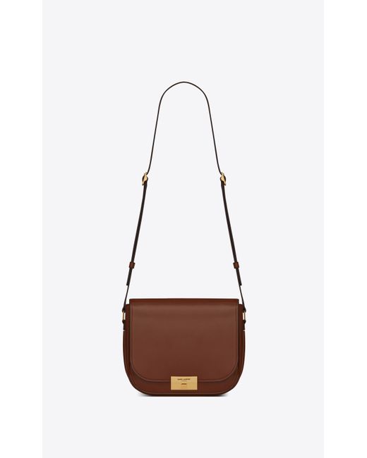 Saint Laurent Leather Betty Satchel in Brown - Lyst