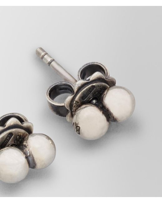 Lyst - Bottega Veneta Earring in Metallic