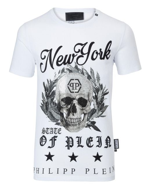 Lyst - Philipp plein T-shirt Round Neck Ss 