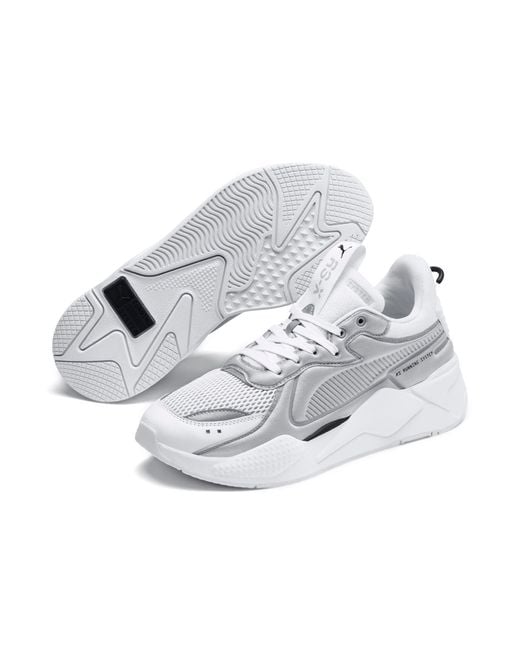 PUMA Leather Rs-x Softcase Sneakers in White - Lyst