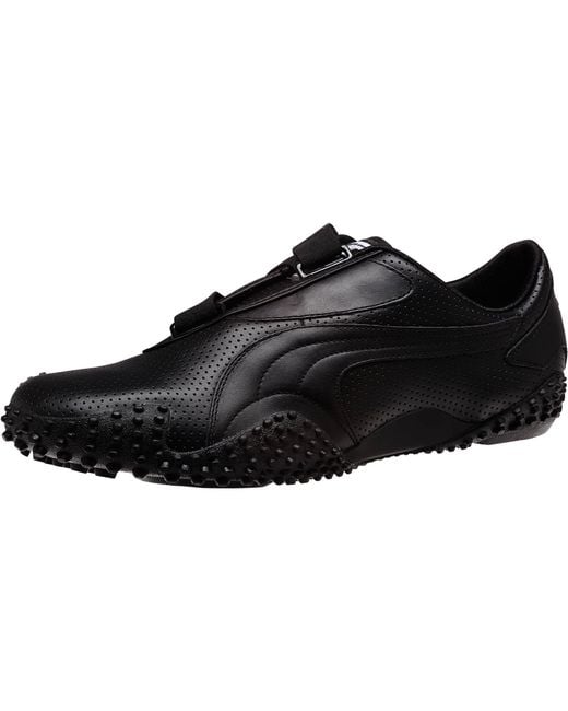 Puma Mostro Perf Leather in Black for Men | Lyst