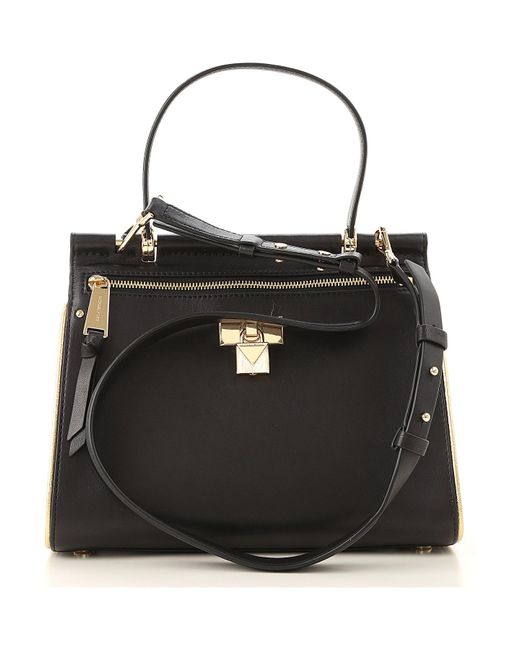 Michael Kors Top Handle Handbag On Sale in Black - Lyst
