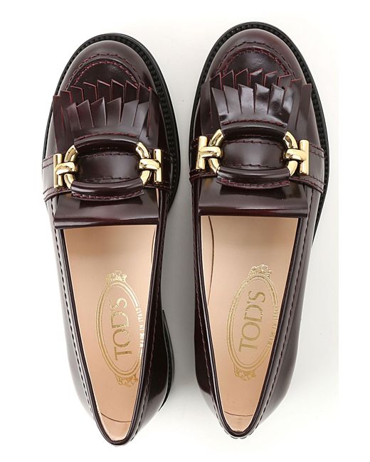 Tod's Loafers For Women On Sale in Black Lyst