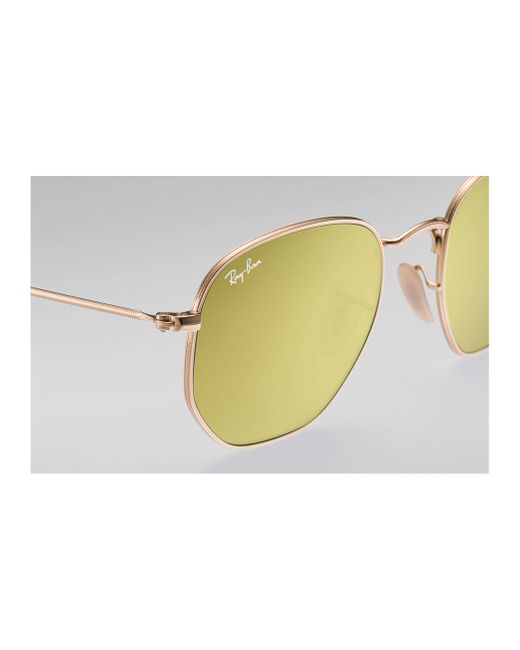 ray ban hexagonal men