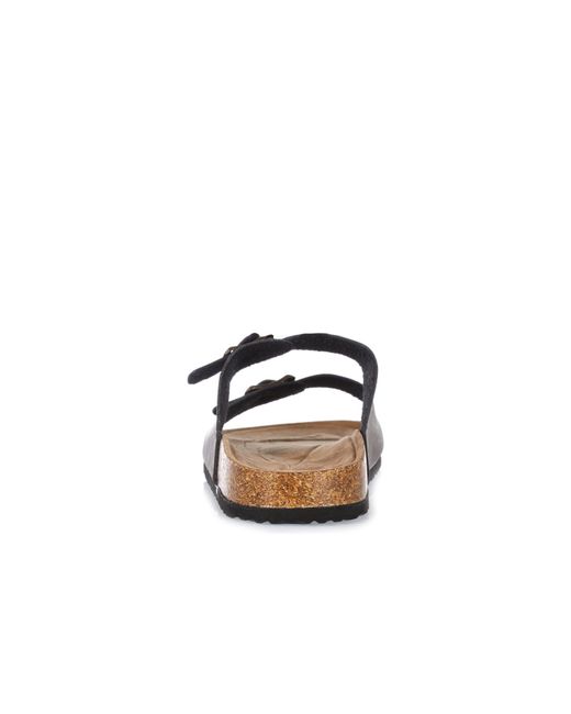 river island brown back strap sandals