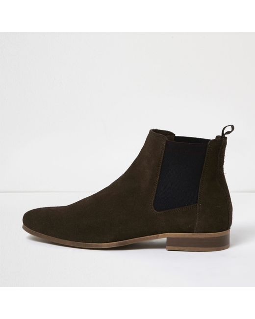 View River Island Chelsea Boots Mens Gif
