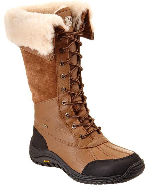 UGG Rubber ® Adirondack Cold Weather Tall Boots in Brown - Lyst