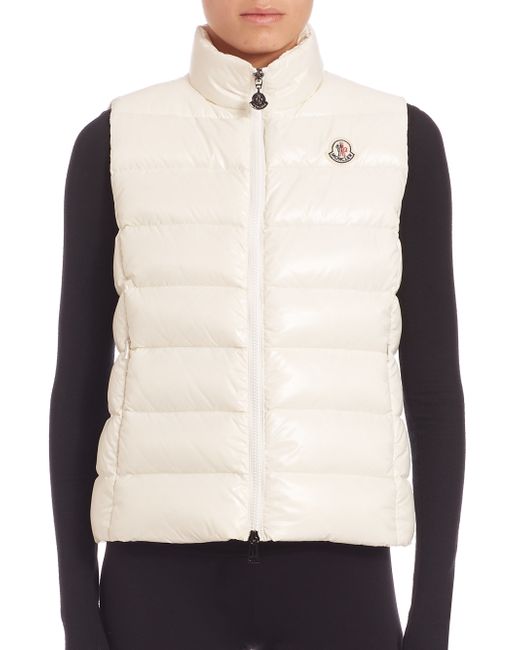 moncler ghany vest cream moncler ghany vest cream