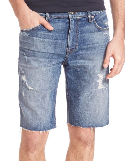 Joe's jeans Diaby Cut-off Denim Shorts for Men | Lyst