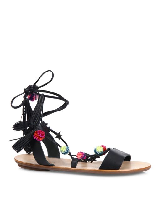 loeffler randall sandals black