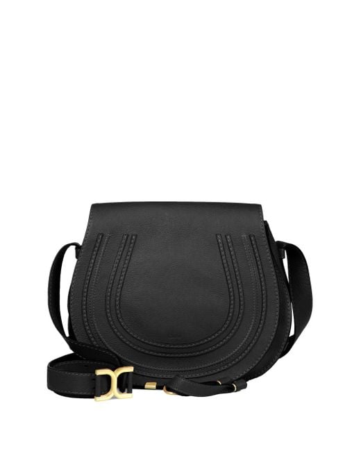 Chloé Marcie Medium Round Crossbody Bag in Black Save 8 Lyst