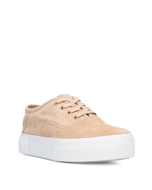 vince rhea leather platform sneakers
