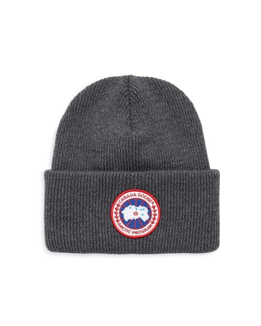 Lyst Canada Goose Arctic Wool Beanie in Gray for Men