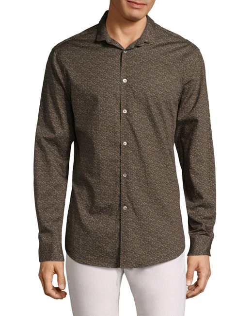 john varvatos floral shirt