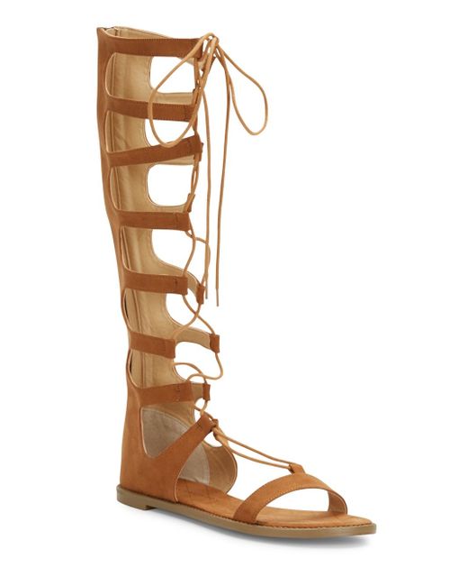 Chinese laundry Galactic Gladiator Sandals in Brown (cocoa) - Save 44% ...