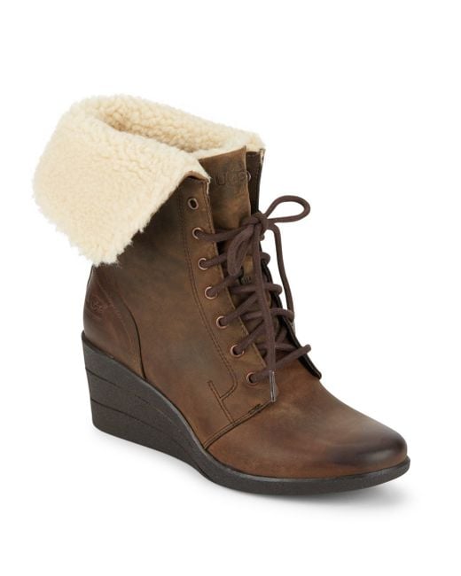 ugg shearling lined leather boots ugg shearling lined leather boots