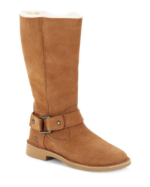 brown fur uggs