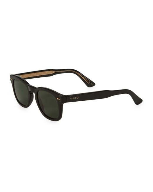 gucci 49mm square sunglasses