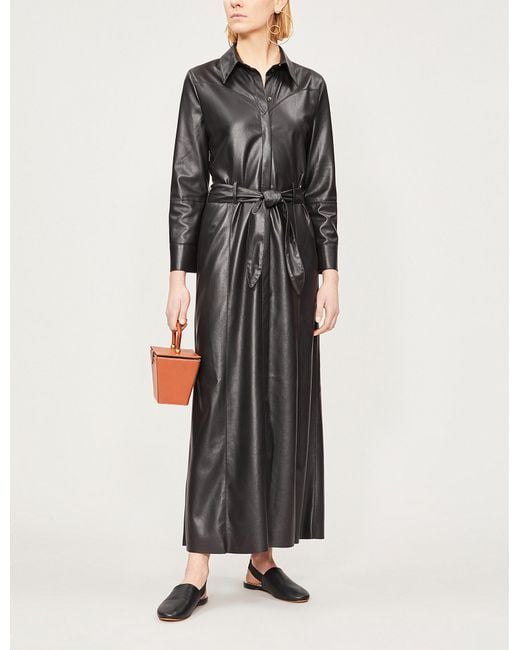 Leather Maxi Dress