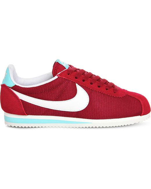 all red cortez shoes