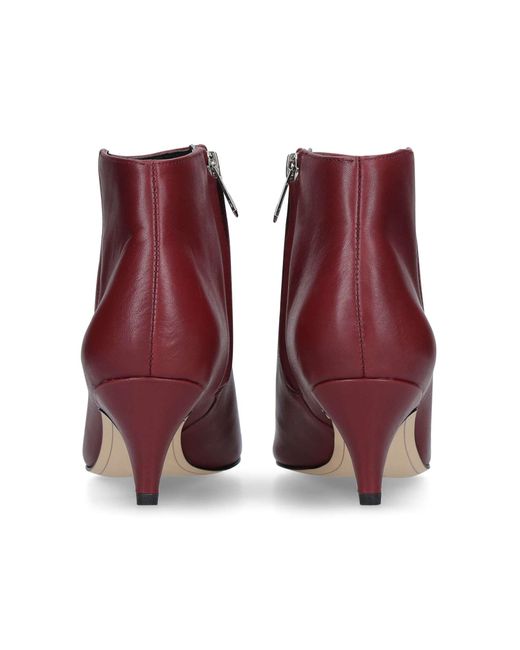 sam edelman red ankle boots