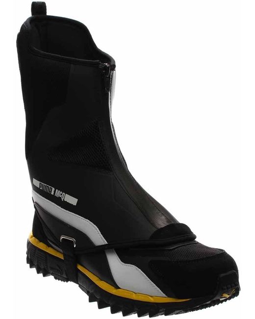 biker boots with buckles and straps