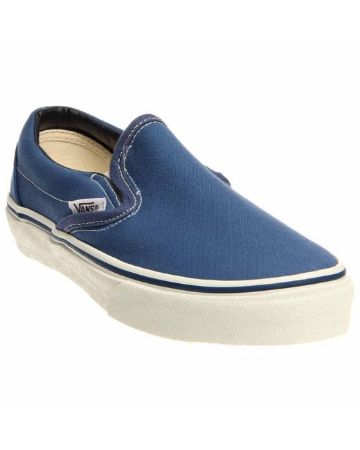 Vans Classic Slip-on in Blue for Men - Save 21% | Lyst