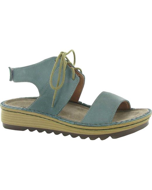 Lyst - Naot Alpicola Wedge Sandal in Green