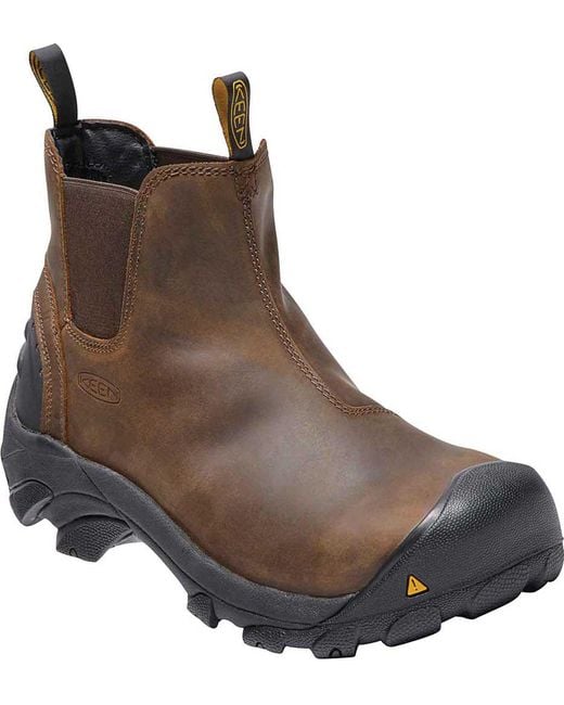 Lyst - Keen utility Detroit Slip On Steel Toe Boot in Brown for Men