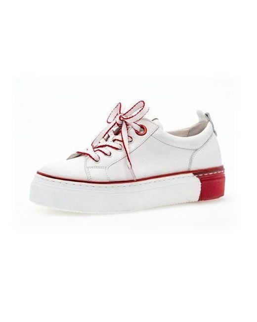 gabor trainers white