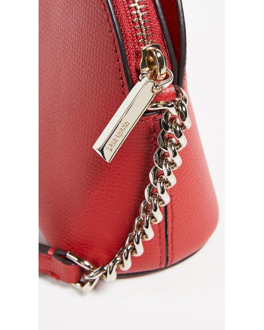 Lyst - Kate Spade Sylvia Small Dome Crossbody Bag in Red