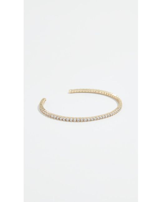 Lyst Shashi Baby Bianca Cuff Bracelet in Metallic