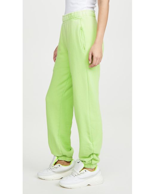 Cotton Citizen Cotton Brooklyn Sweatpants in Green - Lyst