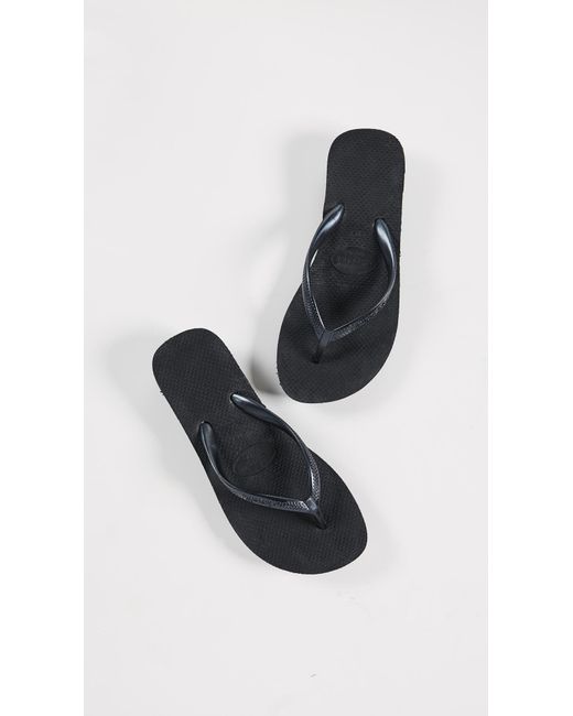 havaianas wedge black