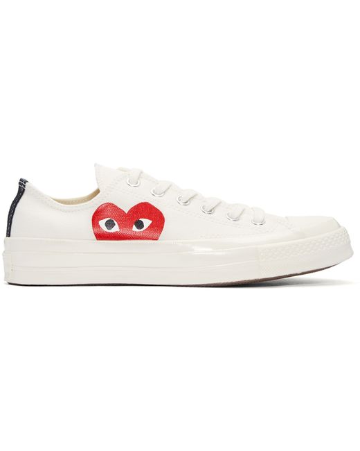 Download Play comme des garçons Ivory Half Heart Converse Edition ...