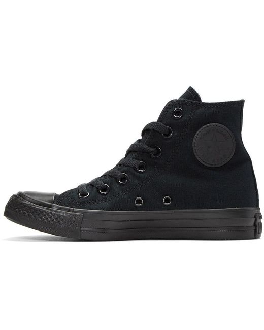 converse black classic chuck all ox high top trainers in black lyst converse black classic chuck all ox high top trainers in black lyst