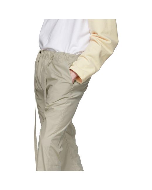 Fear Of God Beige  Baggy  Lounge Pants  in Natural for Men Lyst