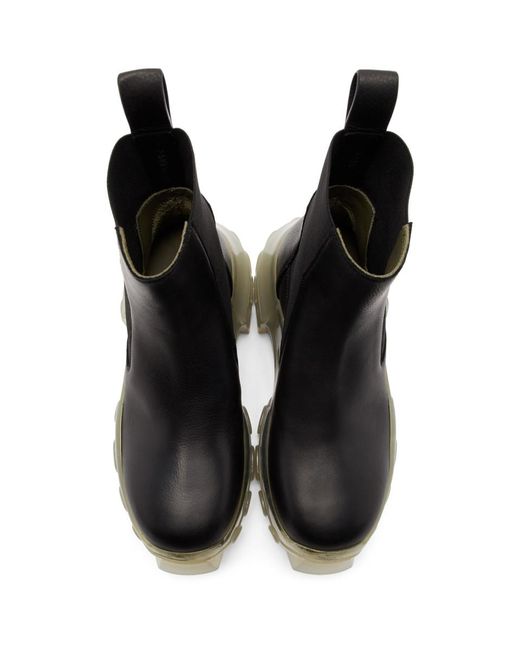 rick owens bozo tractor beetle boots