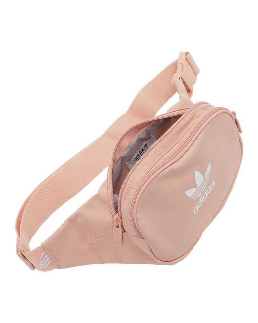 adidas Originals Pink Adicolor Dual Function Crossbody And Waist Bag in