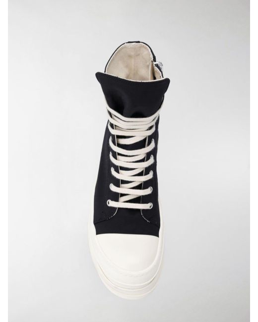 Rick Owens Drkshdw Platform Sneakers in Black - Lyst